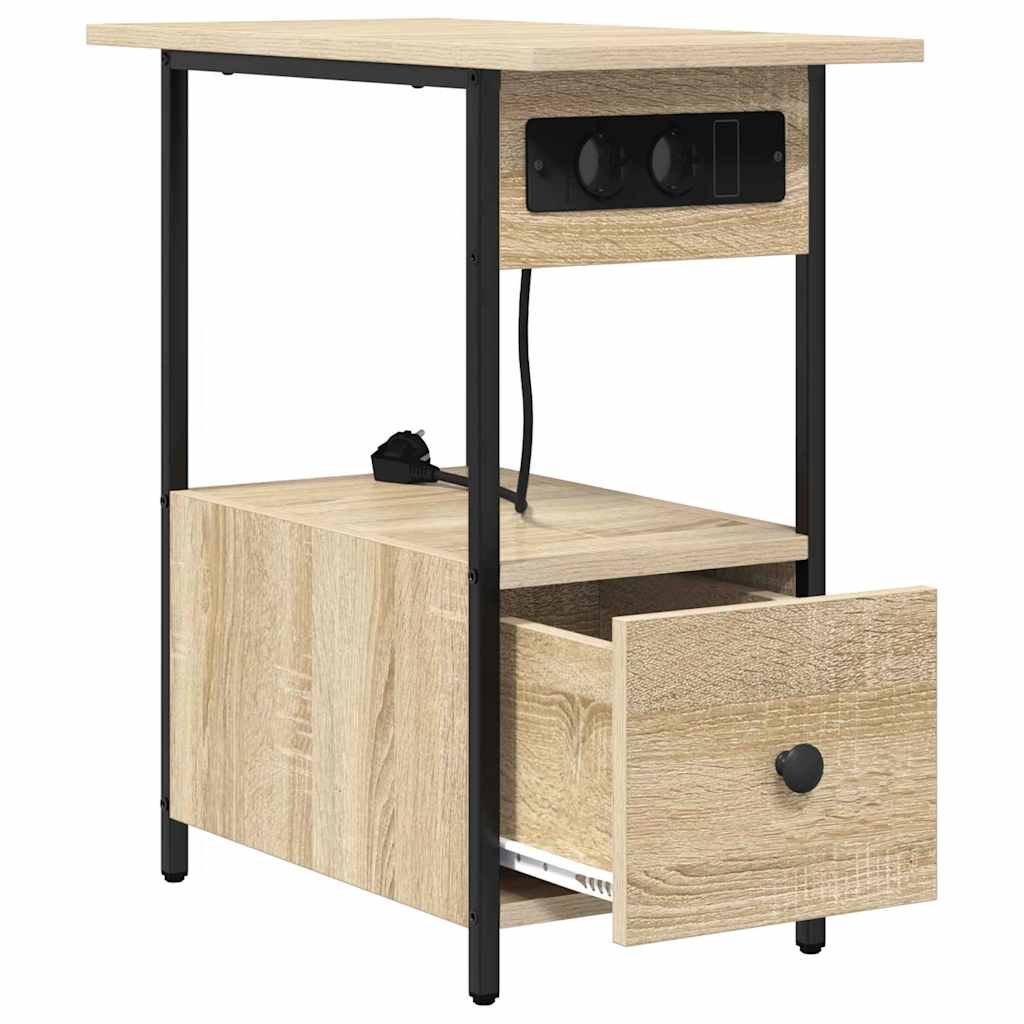 Noćni ormar Sonoma hrast 60 x 30 x 61 cm Konstruirano drvo