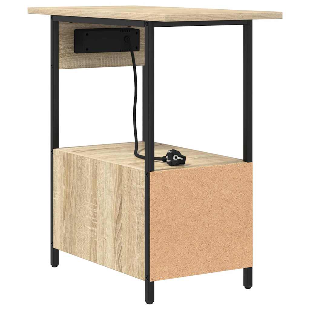 Noćni ormar Sonoma hrast 60 x 30 x 61 cm Konstruirano drvo