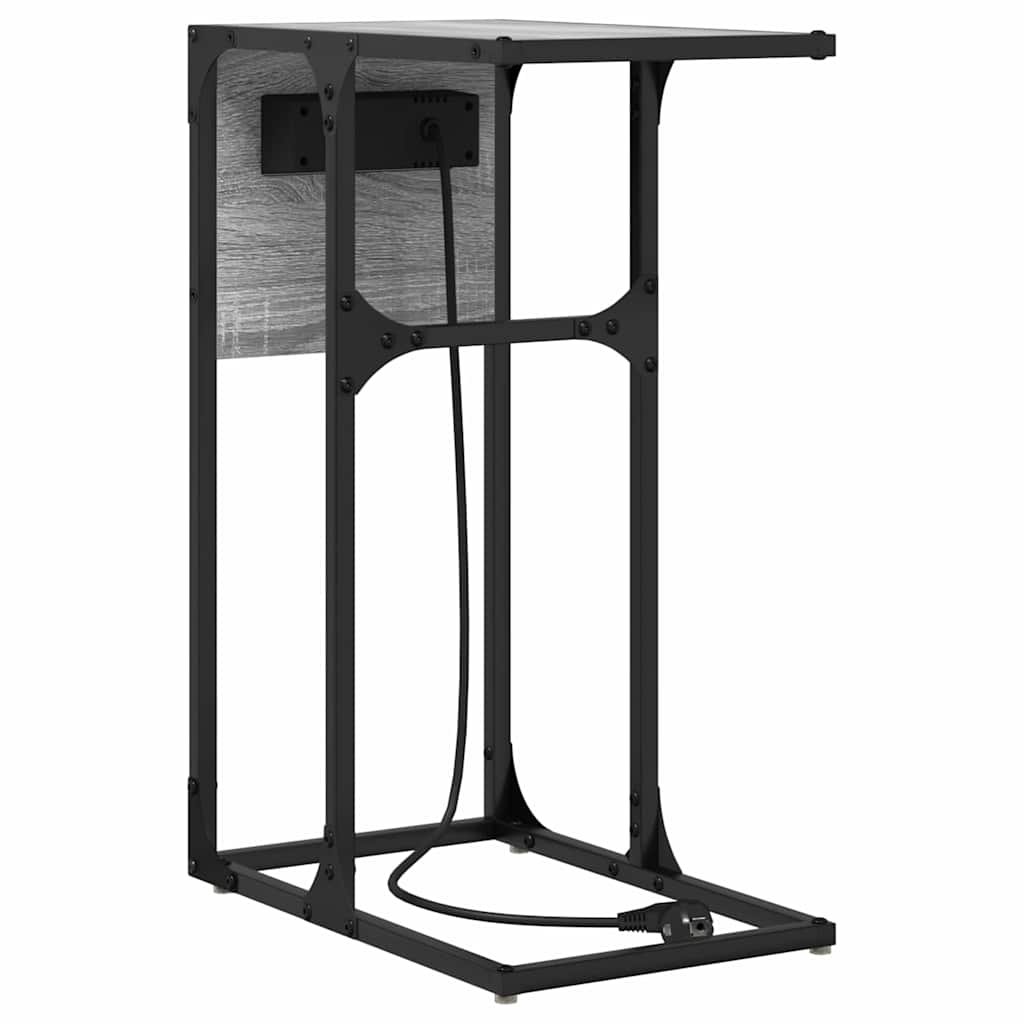 Noćni ormar Siva Sonoma 41,5 x 26 x 60,5 cm Konstruirano drvo