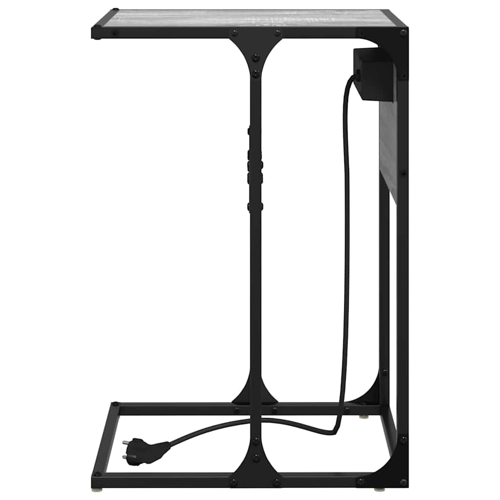 Noćni ormar Siva Sonoma 41,5 x 26 x 60,5 cm Konstruirano drvo