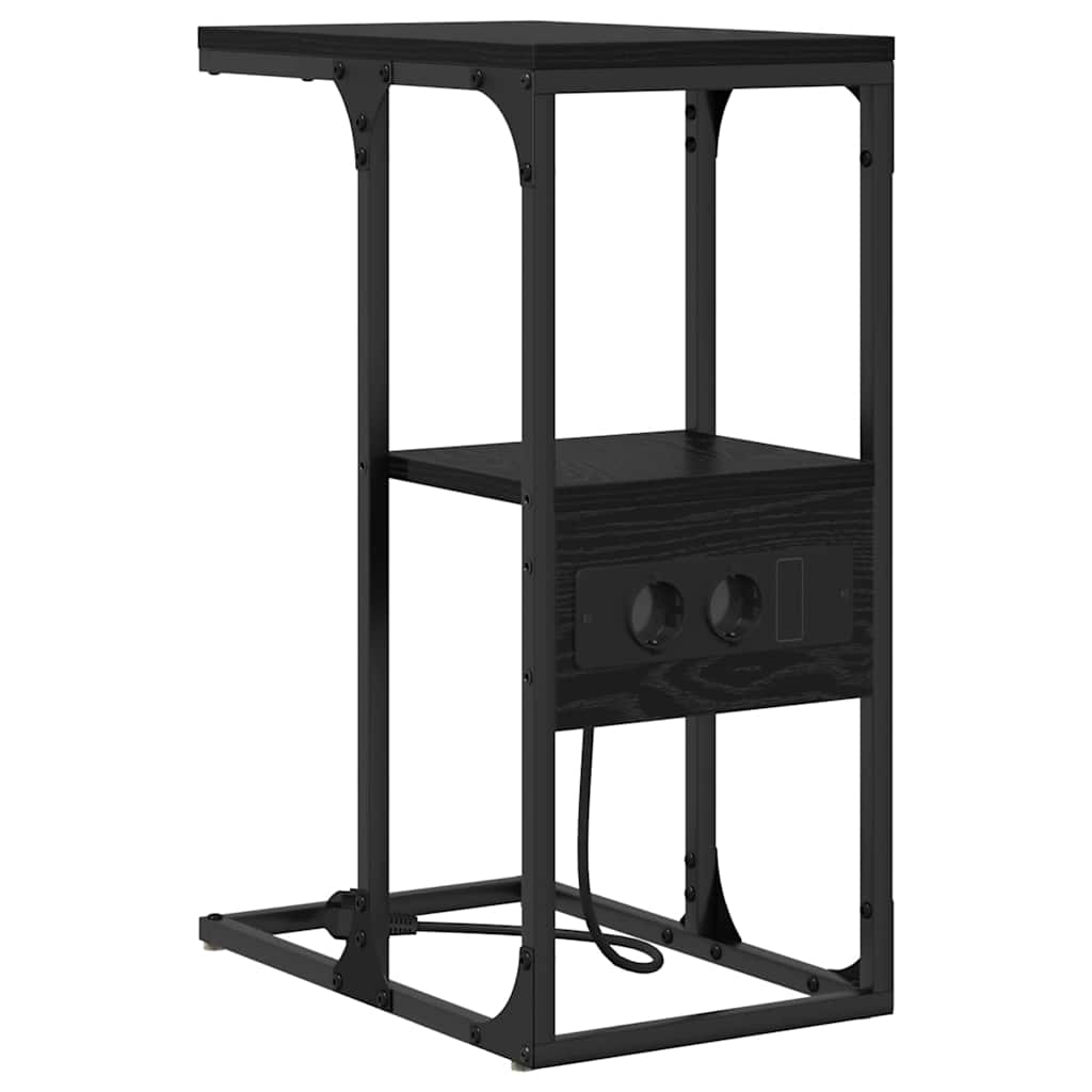 Noćni ormar Crni hrast 41,5 x 26 x 60,5 cm Konstruirano drvo