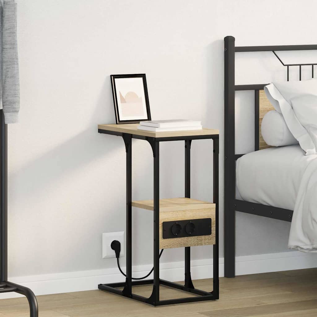 Noćni ormar sonoma hrast 41.5 x 26 x 60.5 cm Konstruirano drvo