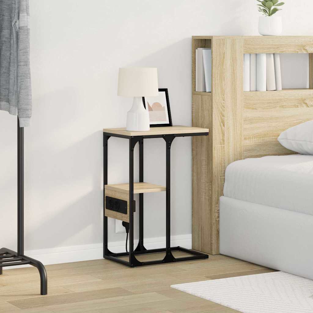 Noćni ormar sonoma hrast 41.5 x 26 x 60.5 cm Konstruirano drvo