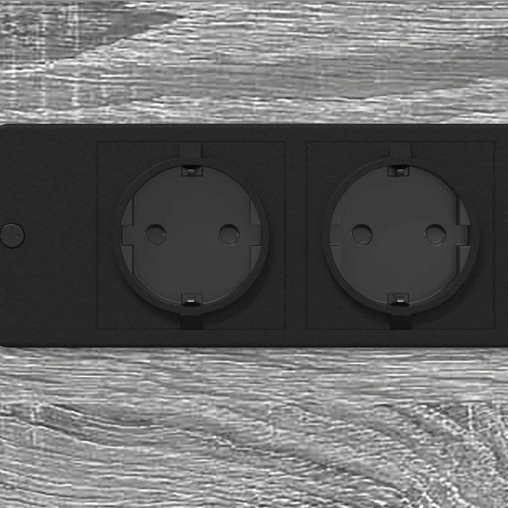 Noćni ormar s ladicama Sivi hrast sonoma 41.5 x 26 x 60.5 cm