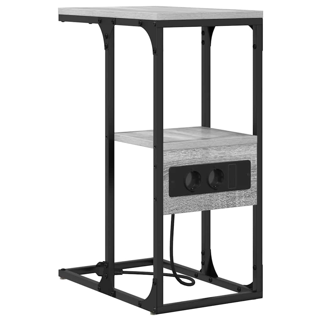 Noćni ormar s ladicama Sivi hrast sonoma 41.5 x 26 x 60.5 cm