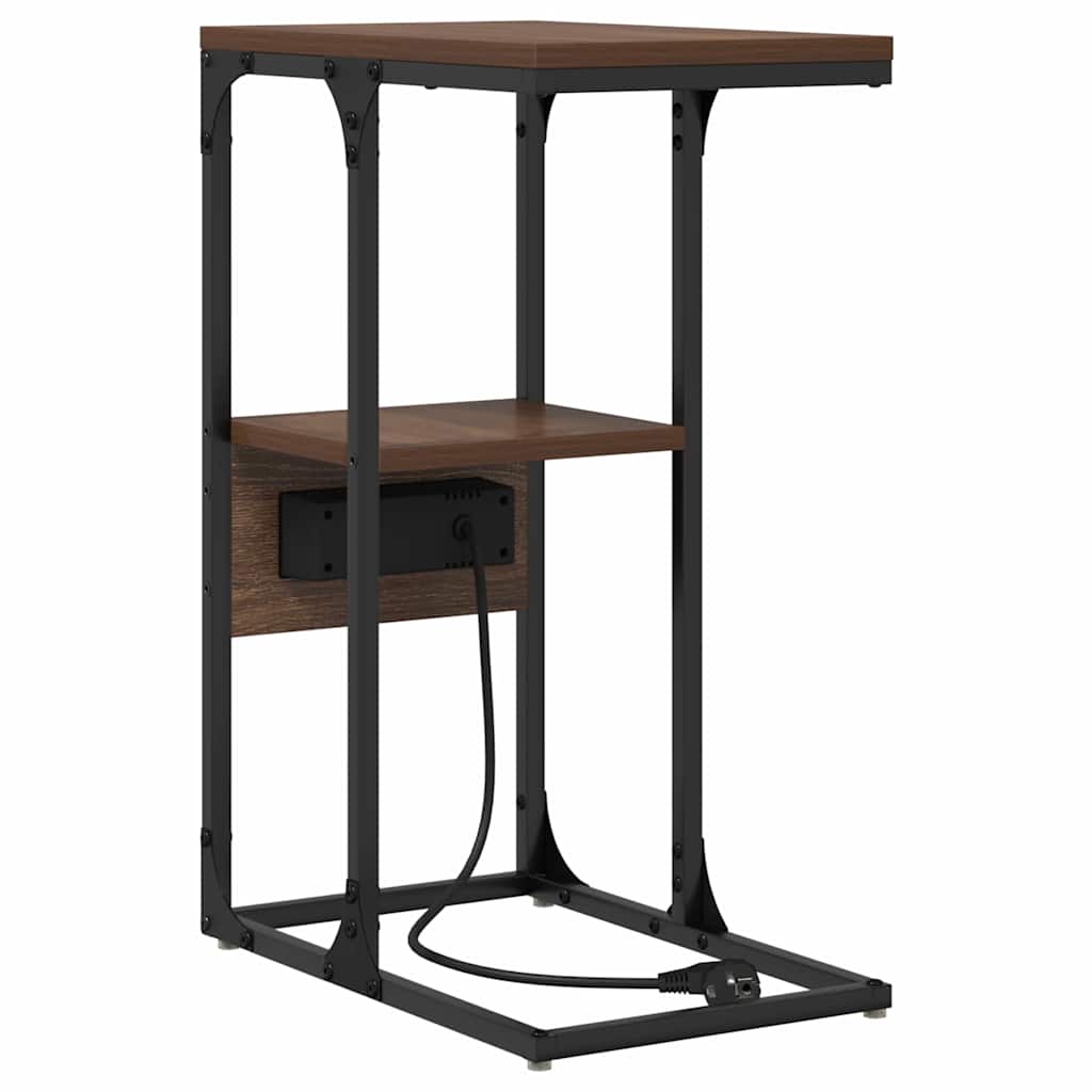 Noćni ormar Smeđi hrast 41.5 x 26 x 60.5 cm Konstruirano drvo