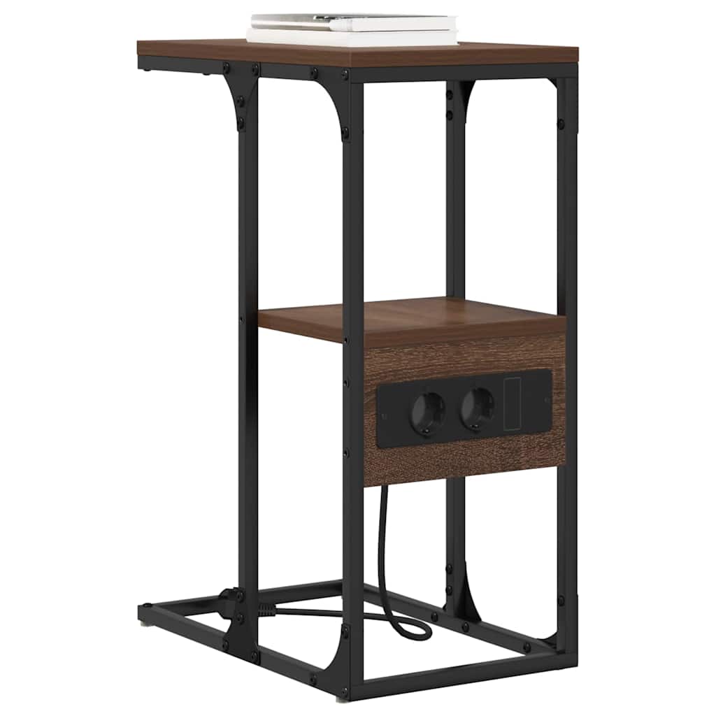 Noćni ormar Smeđi hrast 41.5 x 26 x 60.5 cm Konstruirano drvo