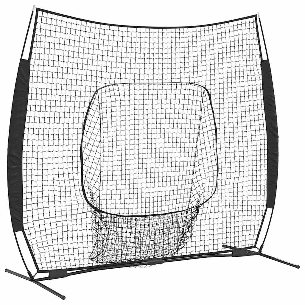 Mreža za vježbanje baseballa Crna 250 x 106 x 209 cm Poliester