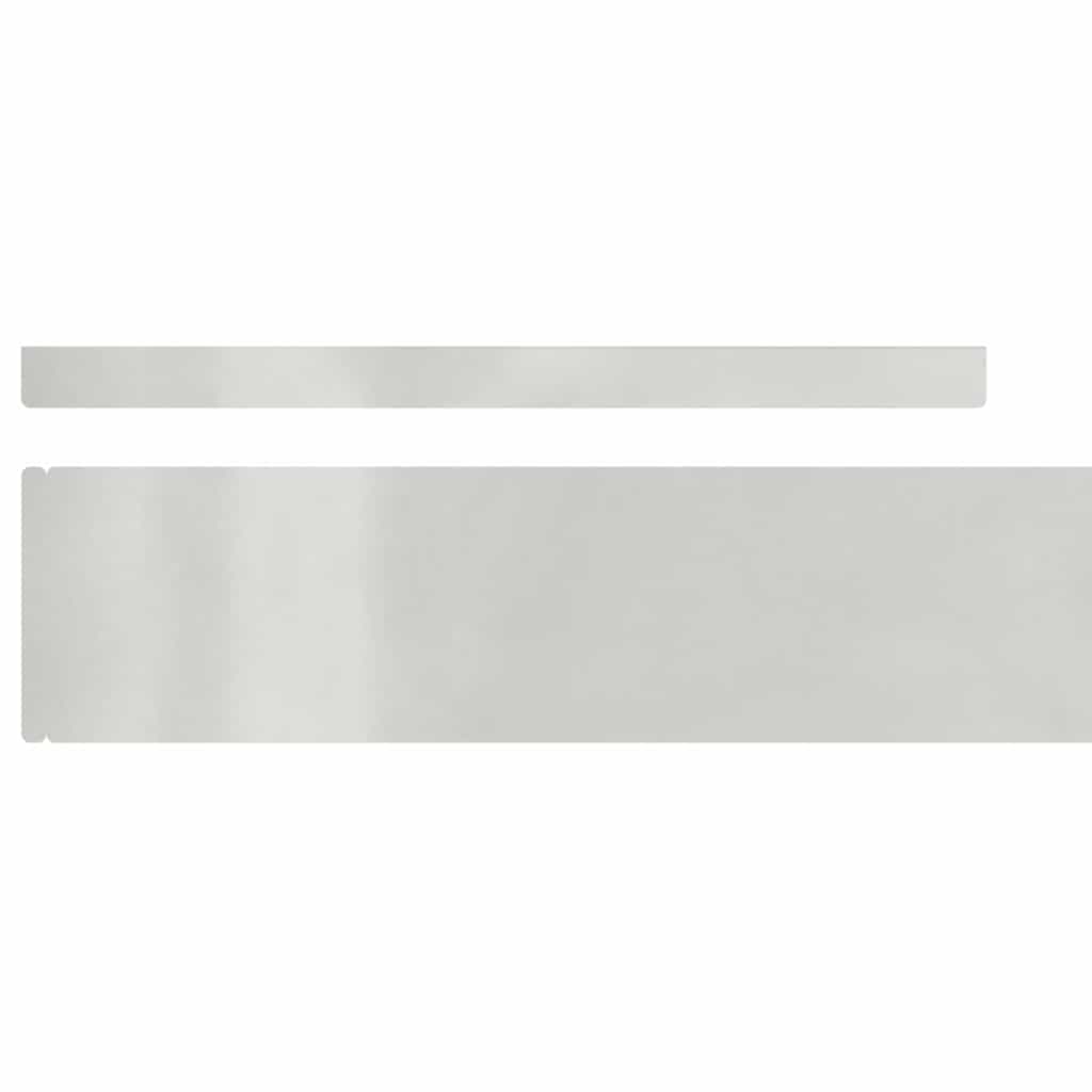 Ograda oko Travnjaka Srebrno 450 x 0,05 x 10 cm