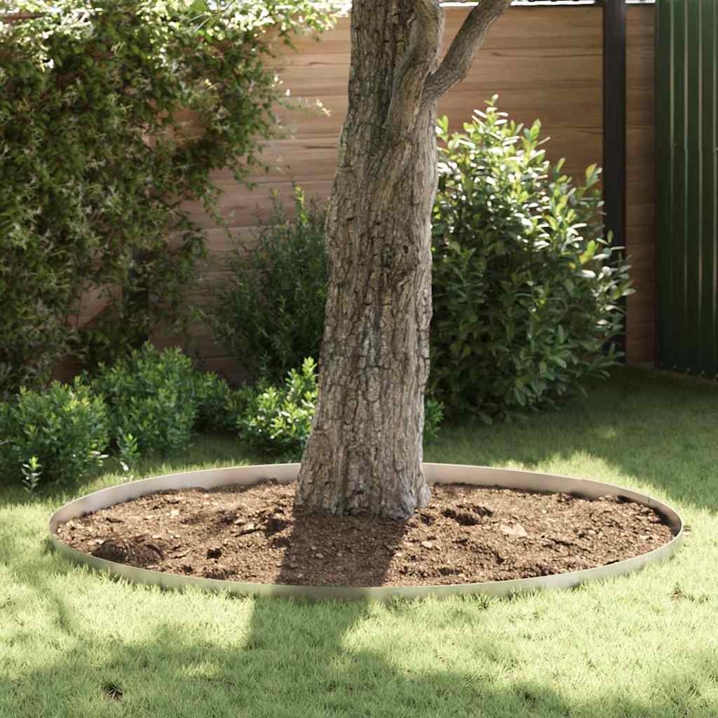 Ograda oko Travnjaka 4 pcs 450 x 0,05 x 10 cm Nehrđajući čelik