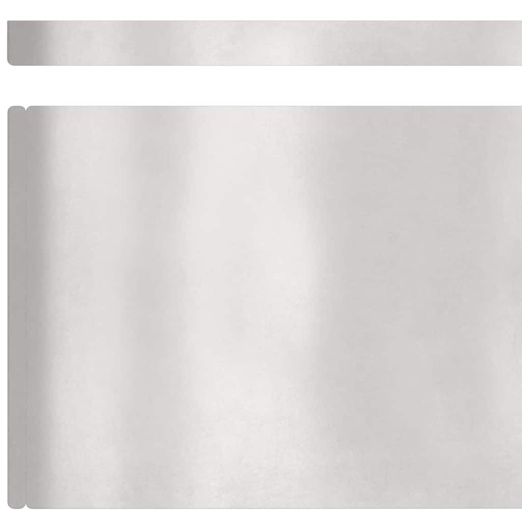 Ograda oko Travnjaka 4 pcs Srebrno 450 x 0,05 x 20 cm