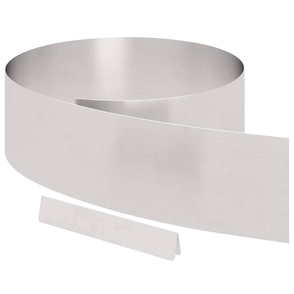 Ograda oko Travnjaka 4 pcs Srebrno 450 x 0,05 x 20 cm