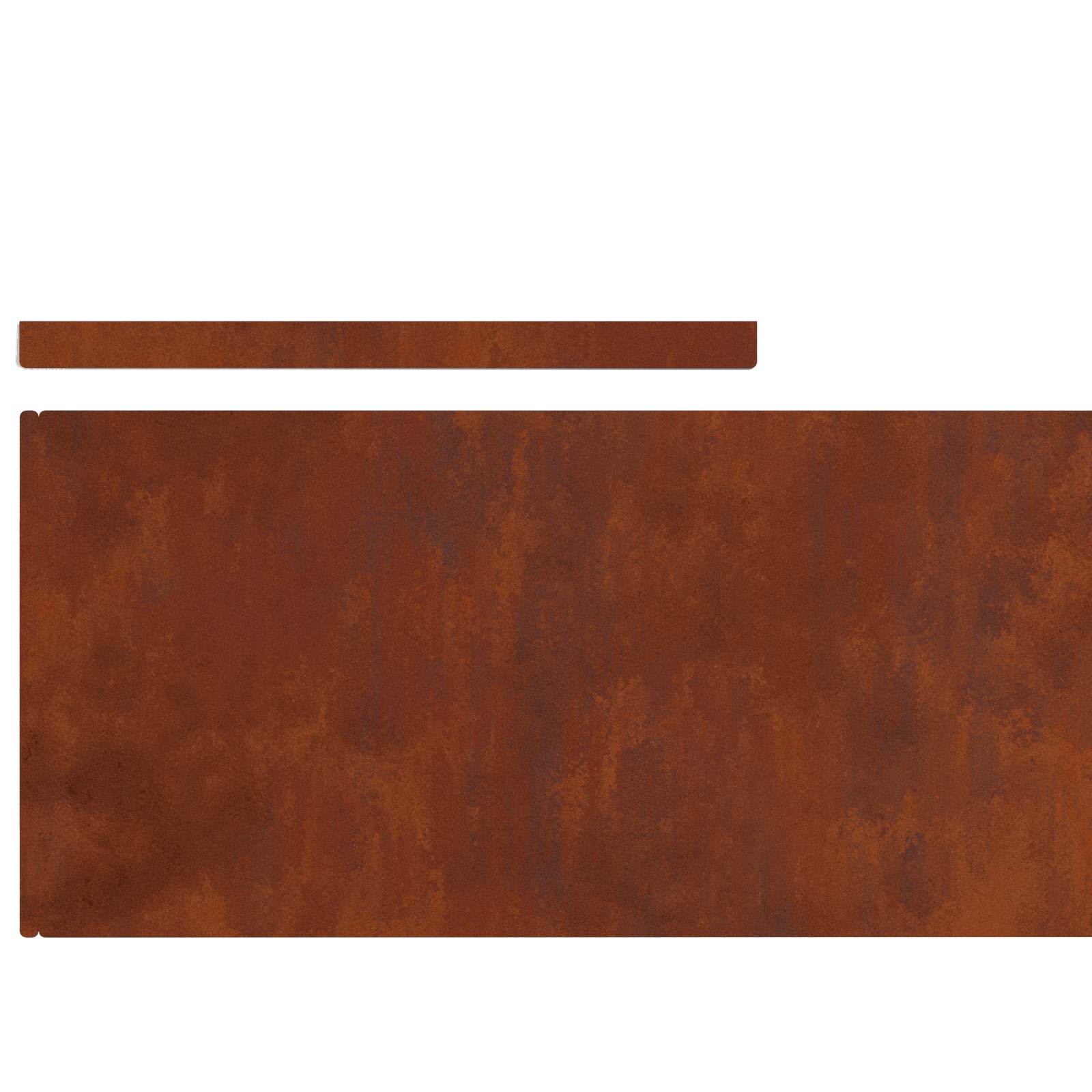 Ograda oko Travnjaka 4 pcs Rđa 450 x 0,05 x 25 cm