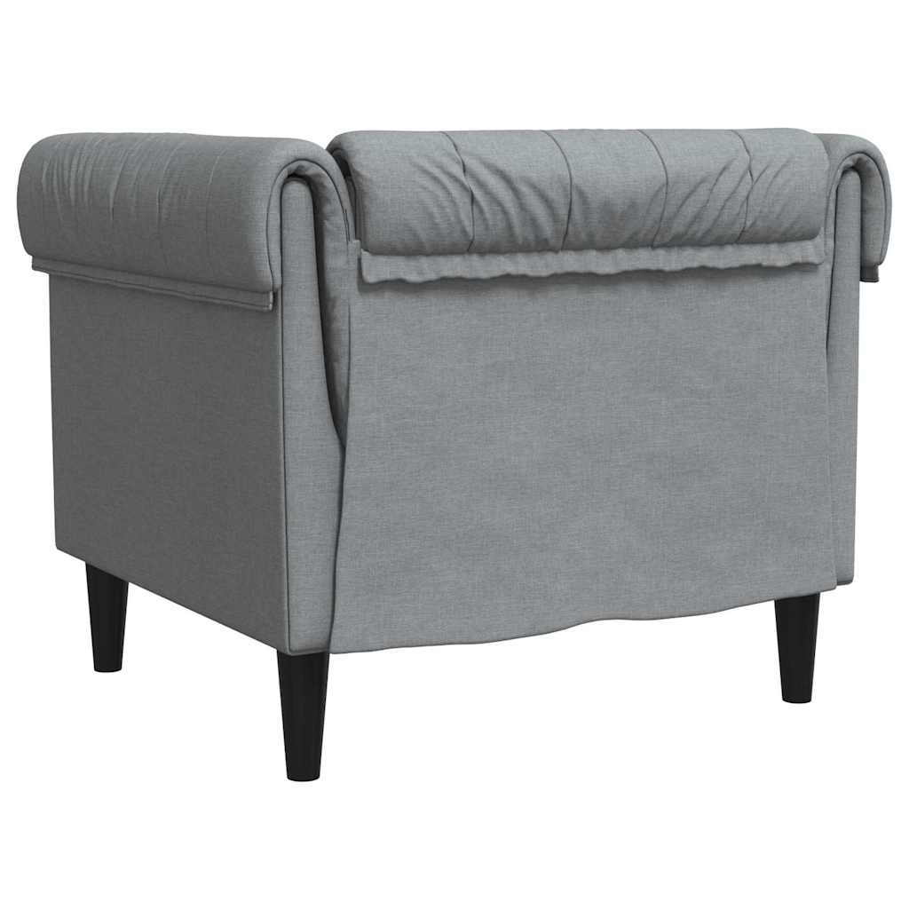 Sofa Svijetlo siva 78,5 x 74,5 x 74,5 cm Poliester