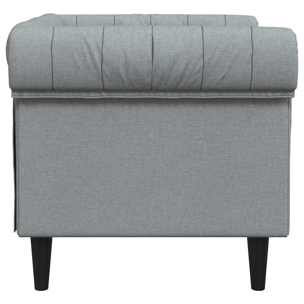 Sofa Svijetlo siva 78,5 x 74,5 x 74,5 cm Poliester