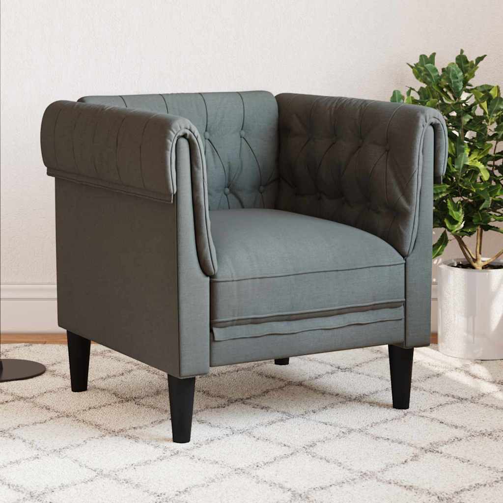 Sofa Tamno siva 78,5 x 74,5 x 74,5 cm Poliester