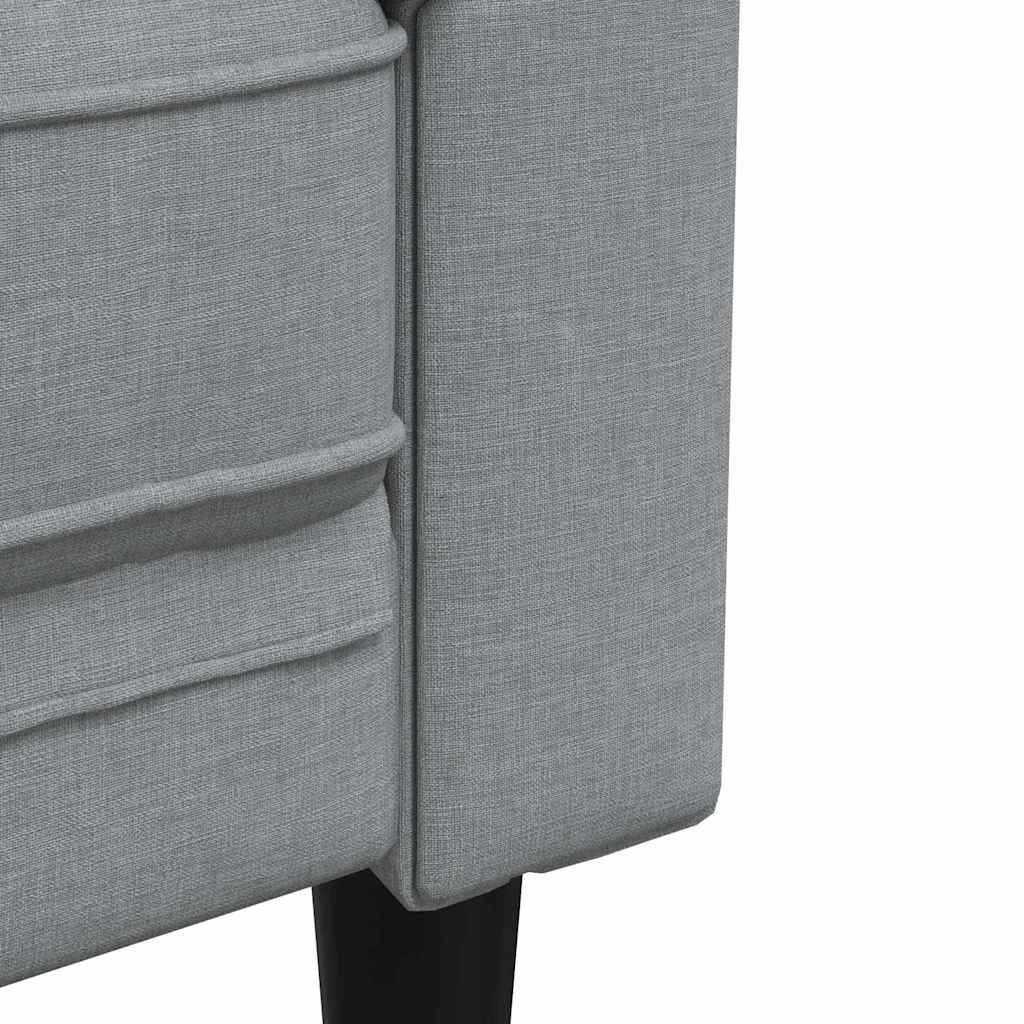 Sofa Svijetlo siva 182,5 x 74,5 x 74,5 cm Poliester