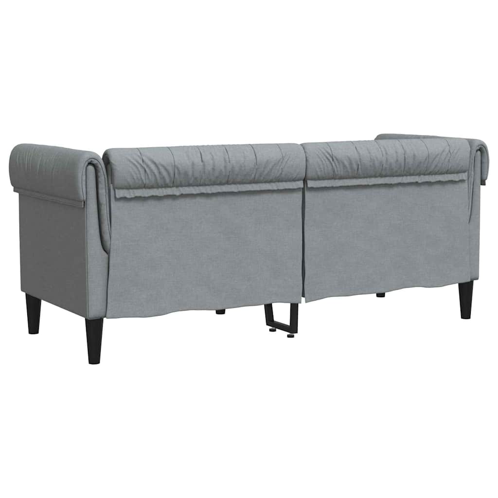 Sofa Svijetlo siva 182,5 x 74,5 x 74,5 cm Poliester