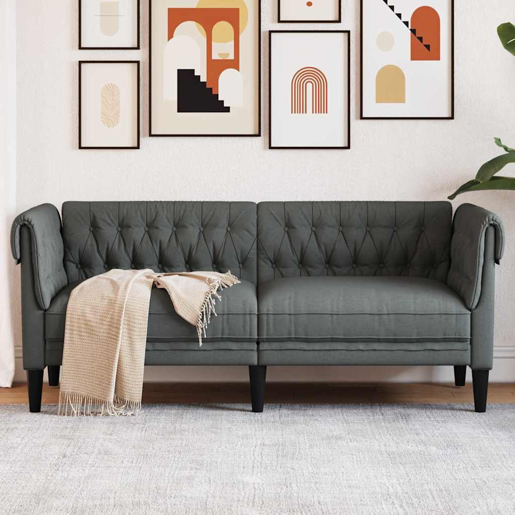 Sofa Tamno siva 182,5 x 74,5 x 74,5 cm Poliester