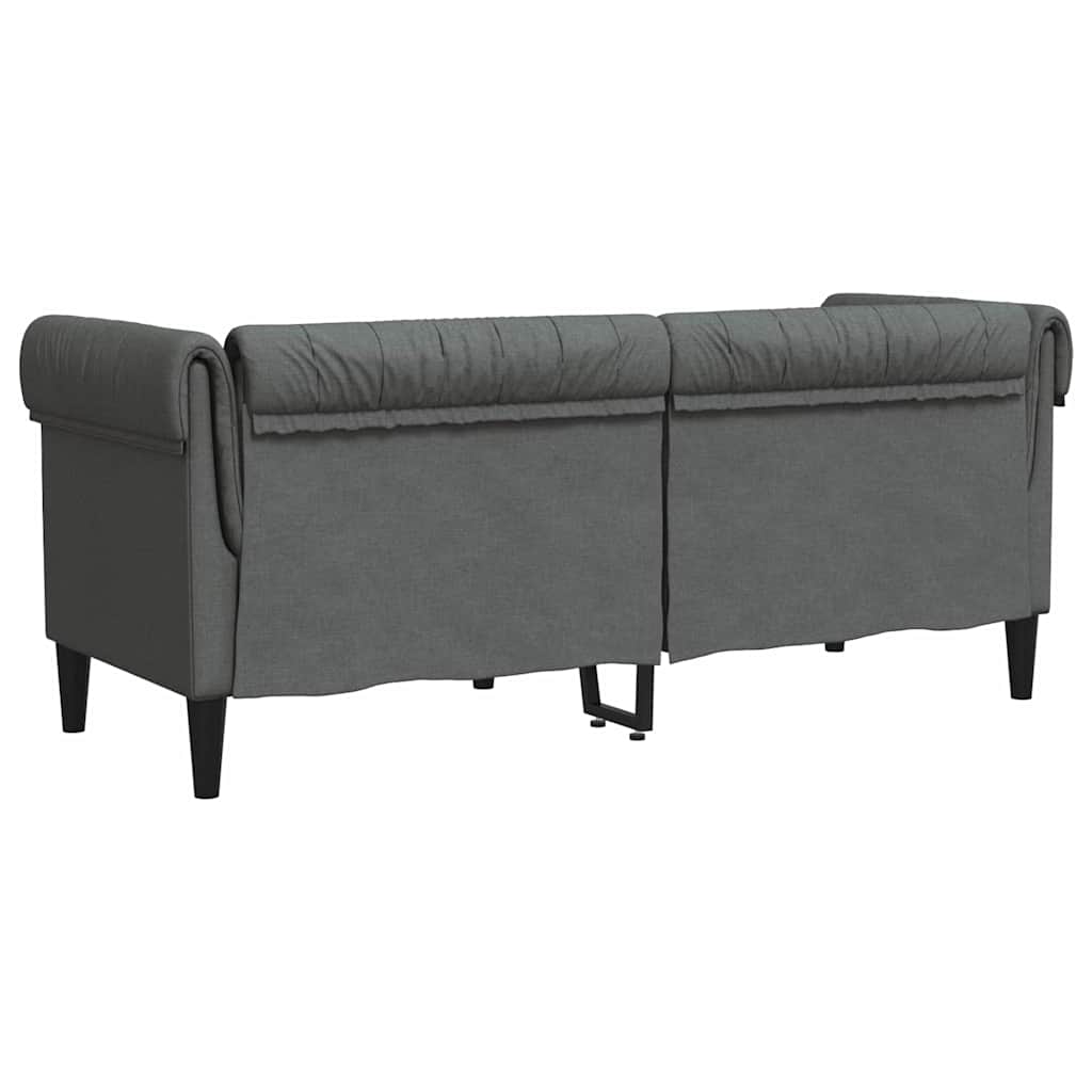 Sofa Tamno siva 182,5 x 74,5 x 74,5 cm Poliester
