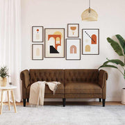 Sofa Smeđa 182,5 x 74,5 x 74,5 cm Poliester