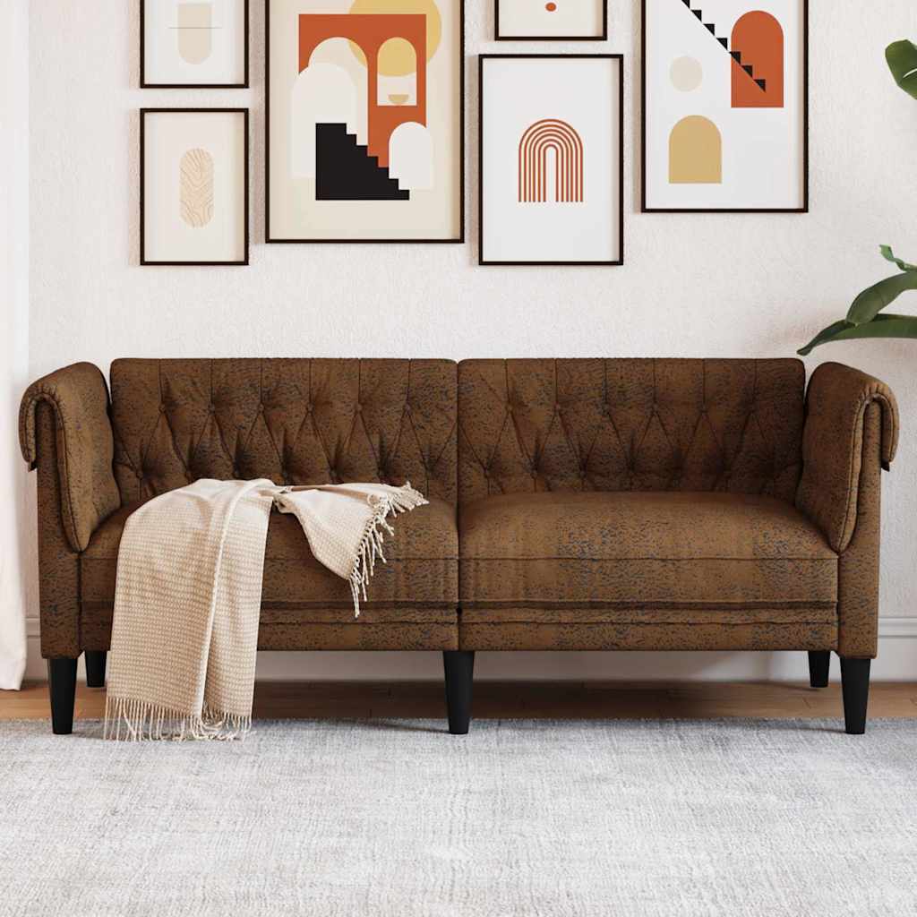 Sofa Smeđa 182,5 x 74,5 x 74,5 cm Poliester