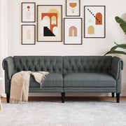 Sofa Tamno siva 201,5 x 74,5 x 74,5 cm Poliester