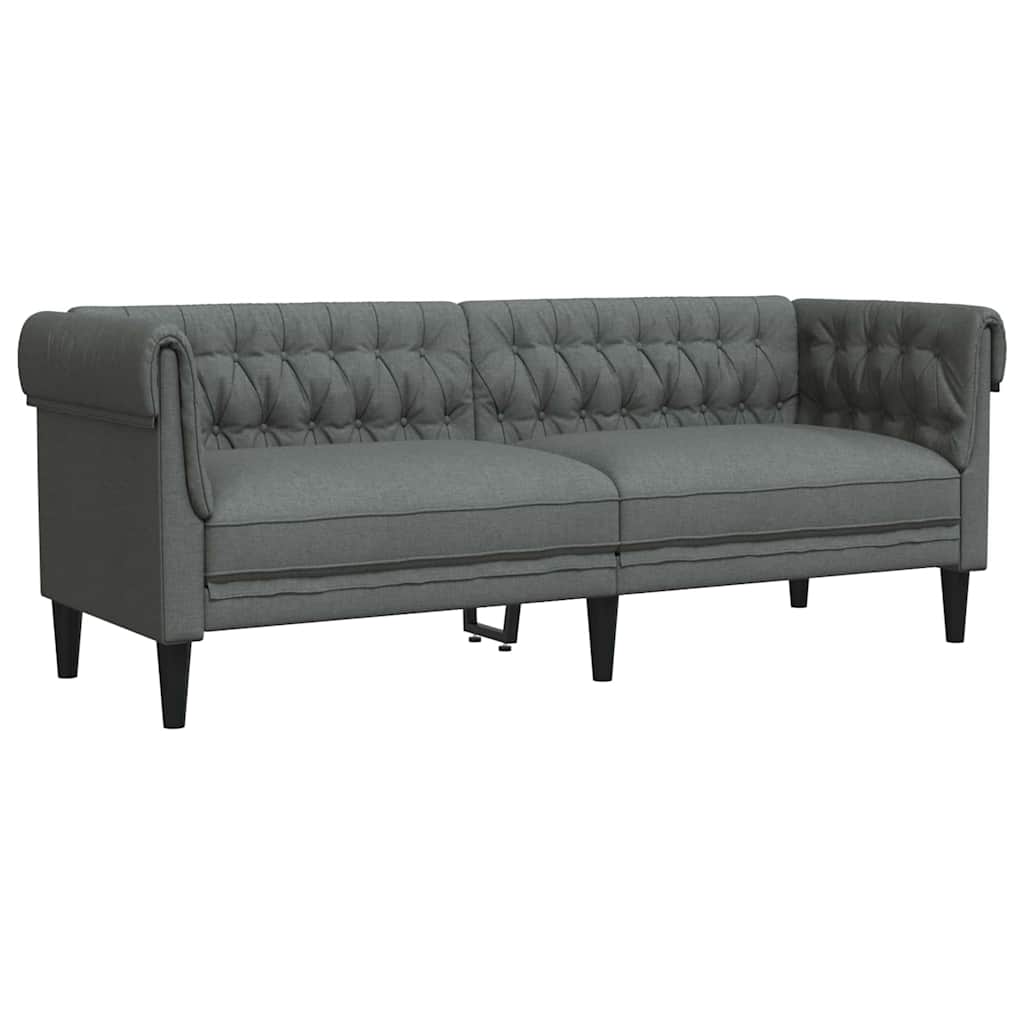 Sofa Tamno siva 201,5 x 74,5 x 74,5 cm Poliester