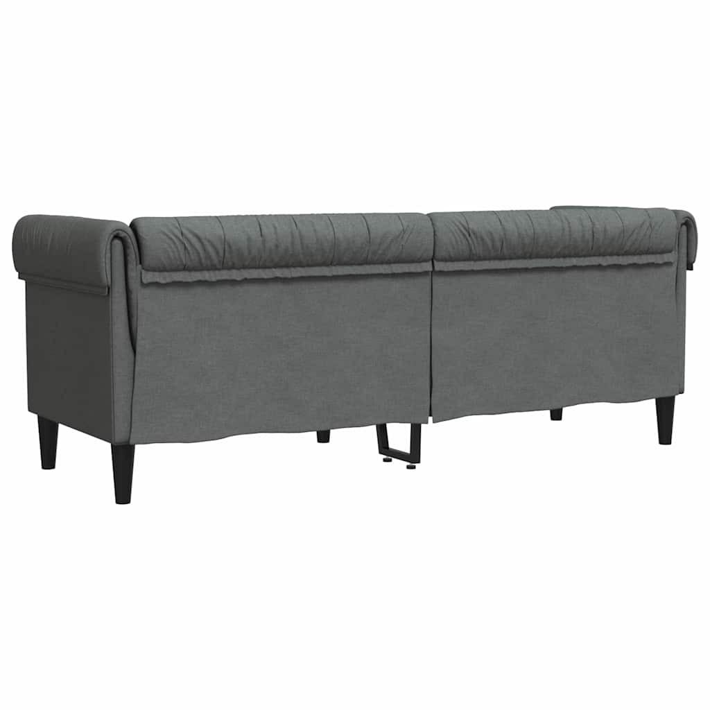 Sofa Tamno siva 201,5 x 74,5 x 74,5 cm Poliester
