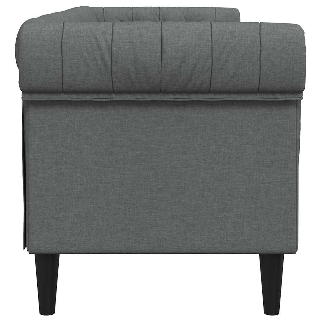 Sofa Tamno siva 201,5 x 74,5 x 74,5 cm Poliester