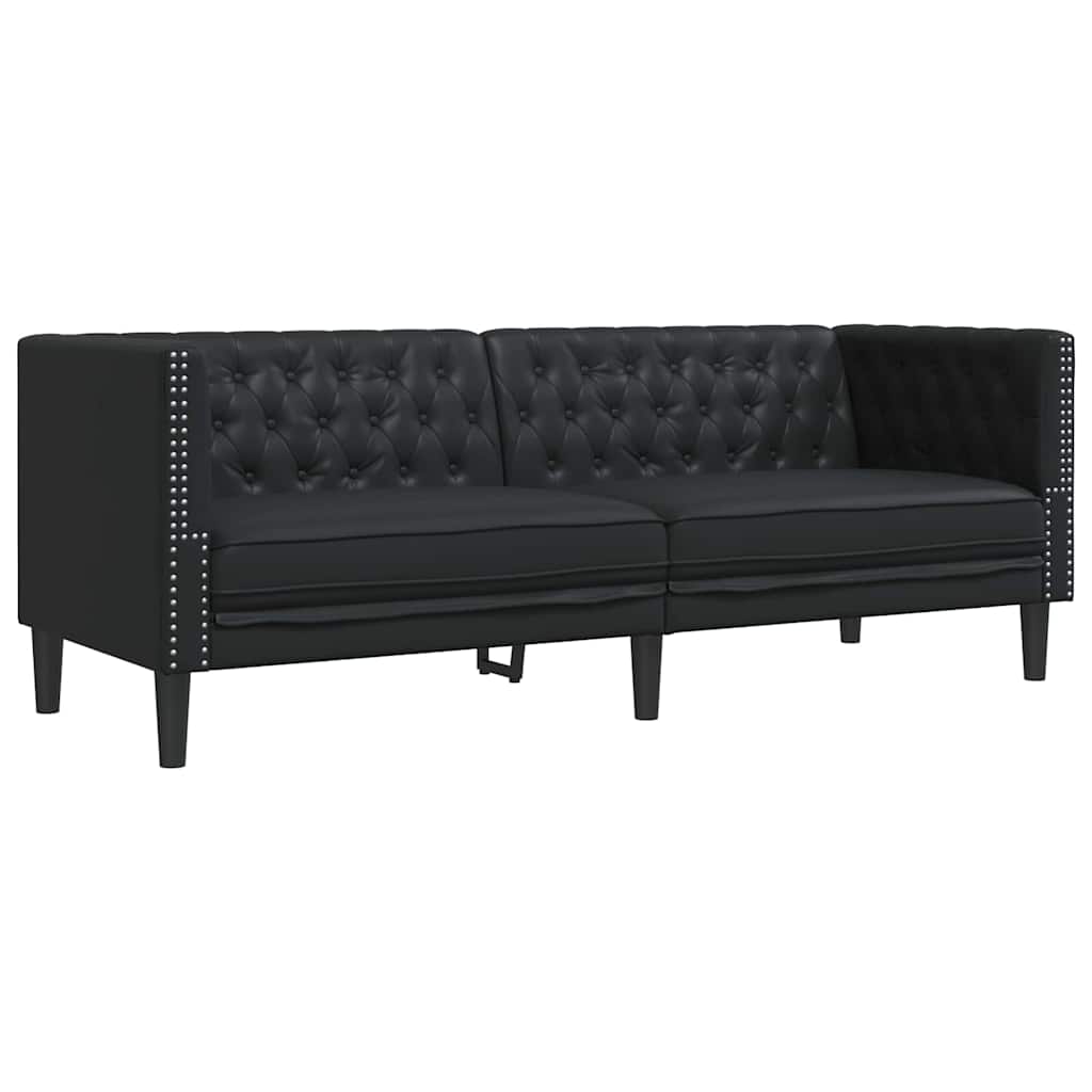Sofa Crna 194 x 74,5 x 70,5 cm PVC