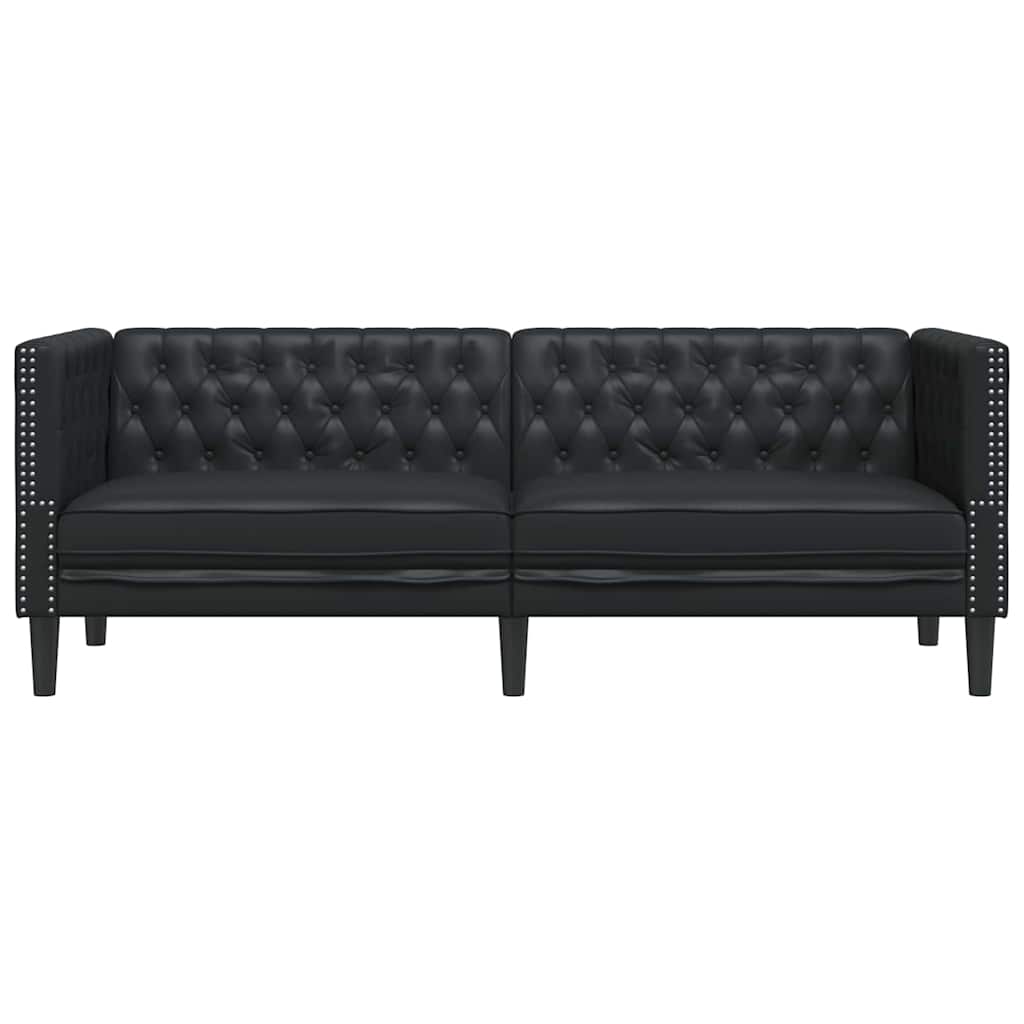 Sofa Crna 194 x 74,5 x 70,5 cm PVC
