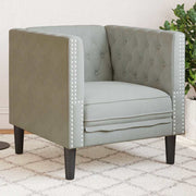 Sofa Svijetlo siva 74,5 x 71 x 70,5 cm Baršun