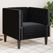Sofa Crna 74,5 x 71 x 70,5 cm Baršun