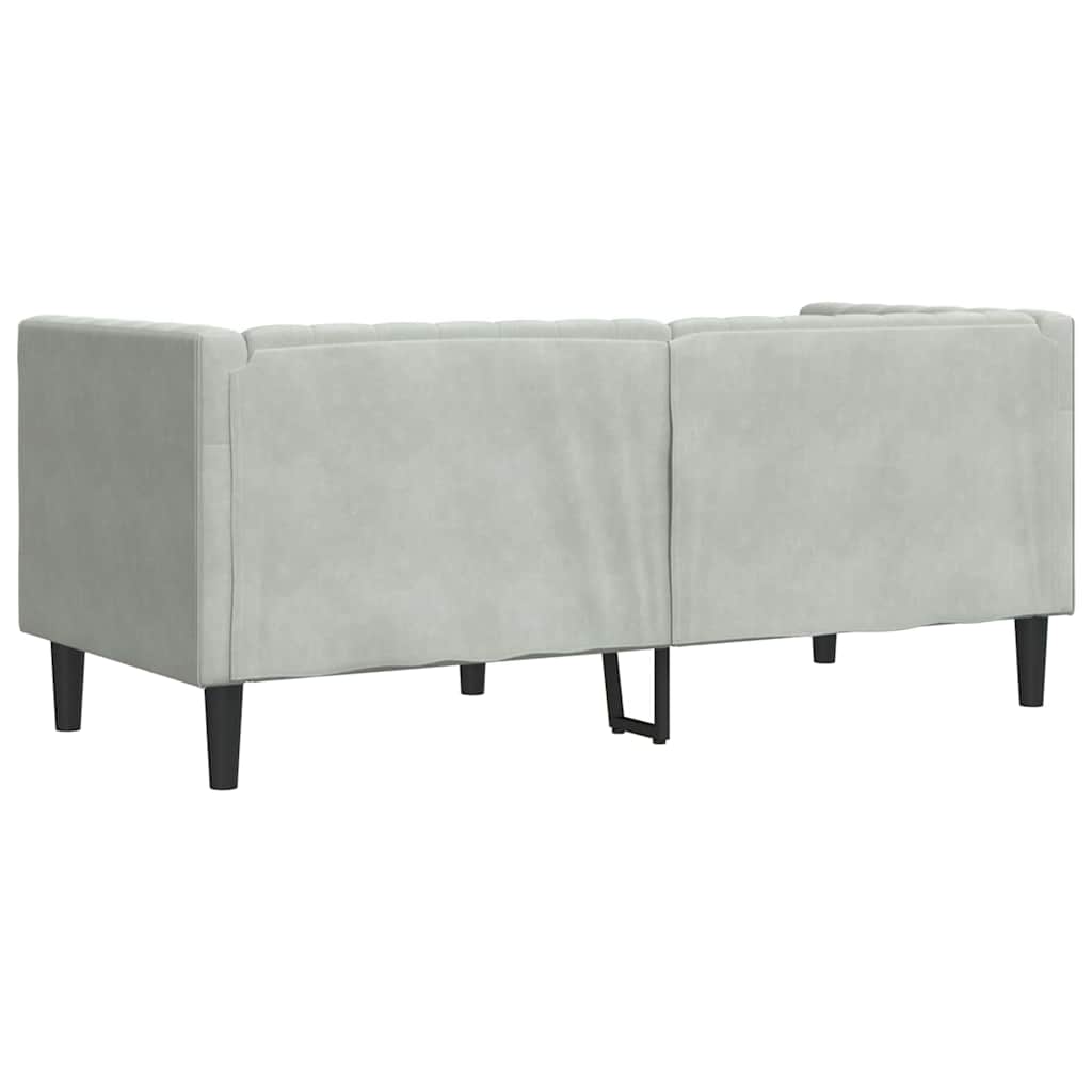 Sofa Svijetlo siva 174 x 74,5 x 70,5 cm Baršun