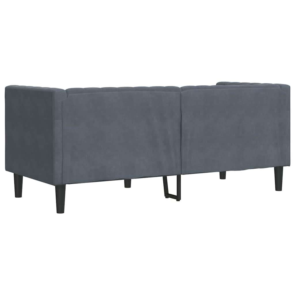 Sofa Tamno siva 174 x 74,5 x 70,5 cm Baršun