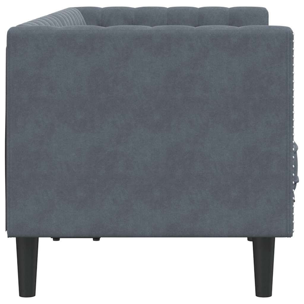 Sofa Tamno siva 174 x 74,5 x 70,5 cm Baršun