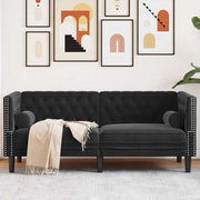 Sofa Crna 174 x 74,5 x 70,5 cm Baršun