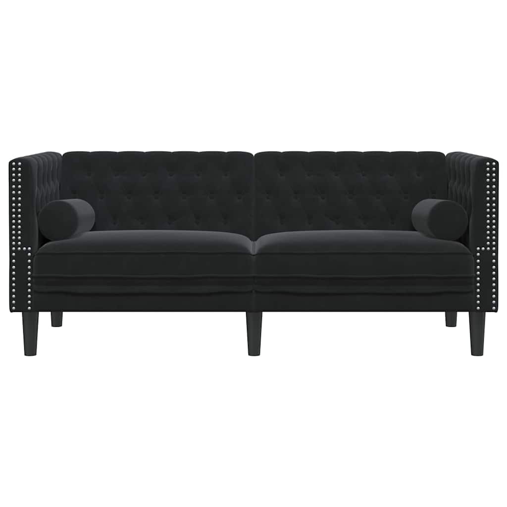 Sofa Crna 174 x 74,5 x 70,5 cm Baršun