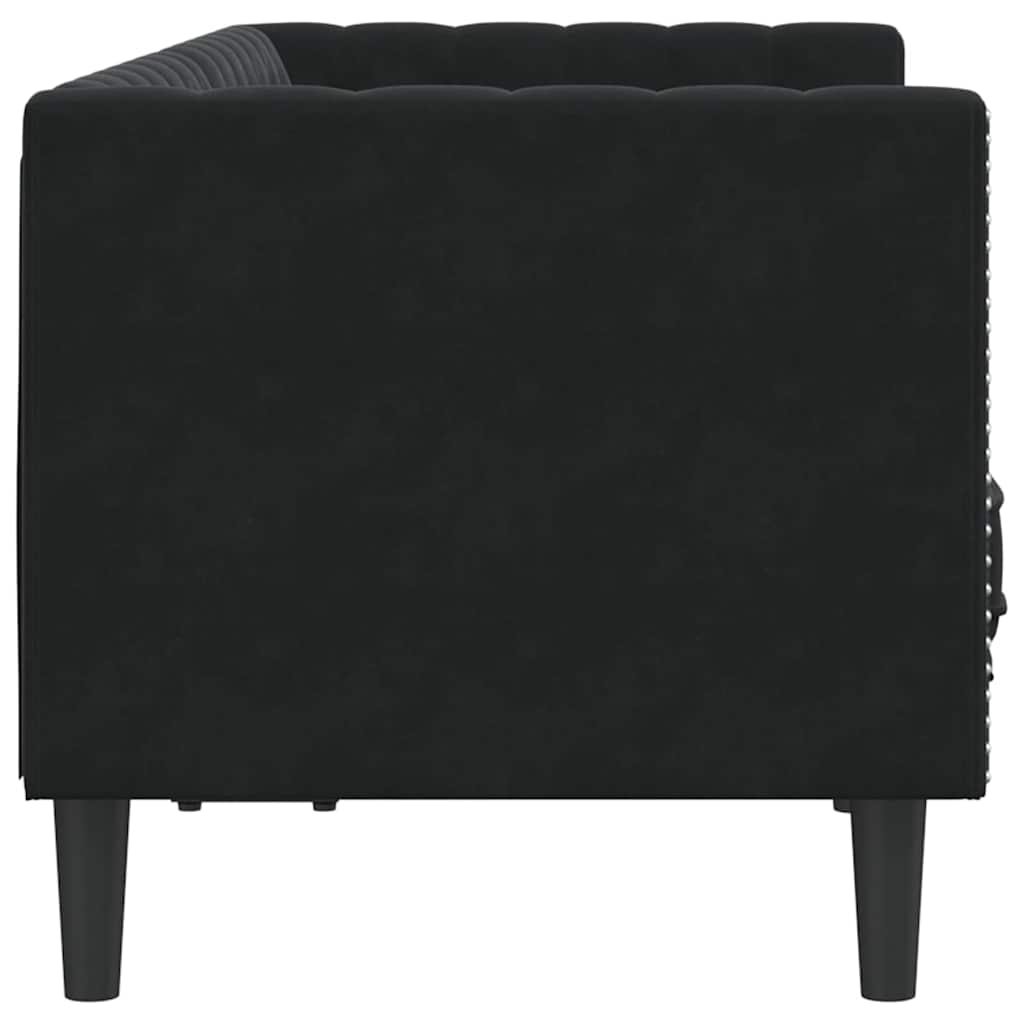 Sofa Crna 174 x 74,5 x 70,5 cm Baršun