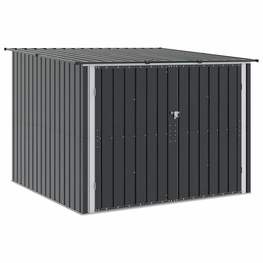 Drvarnica za bicikle 3 pcs Antracit 216 x 207 x 158 cm Metal