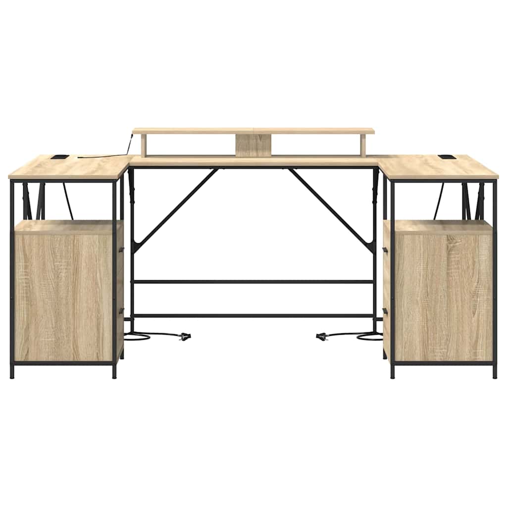 Stol Sonoma hrast 182 x 101 x 87,5 cm Konstruirano drvo