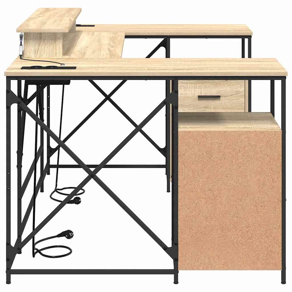 Stol Sonoma hrast 182 x 101 x 87,5 cm Konstruirano drvo