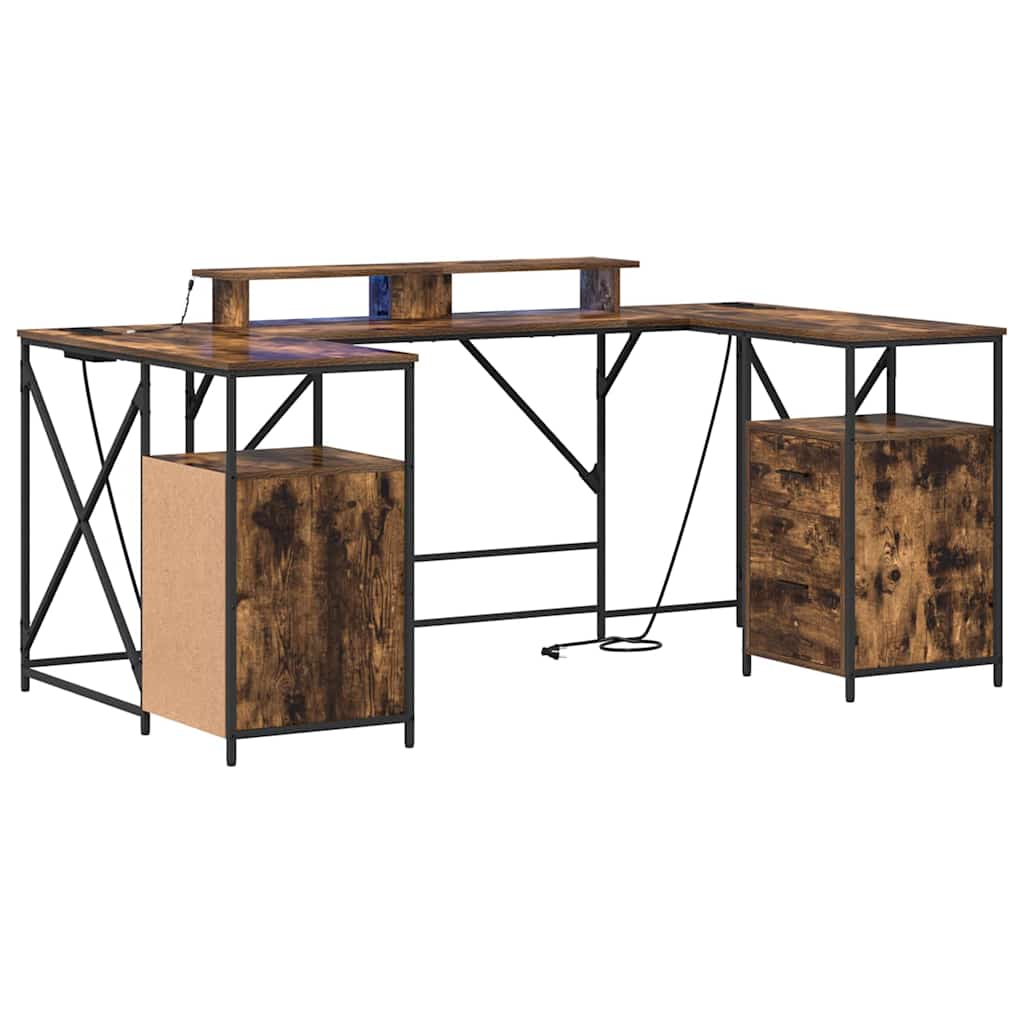 Stol Dimljeni hrast 182 x 101 x 87,5 cm Konstruirano drvo