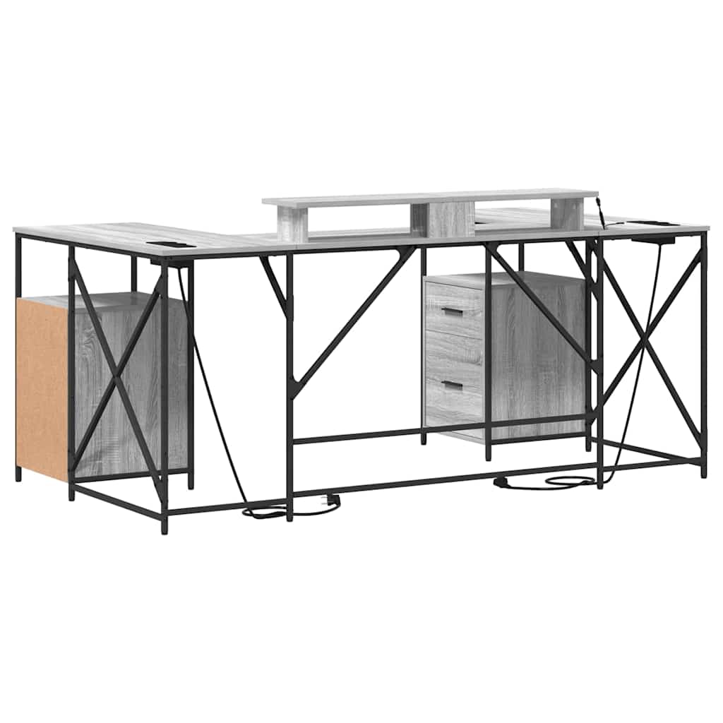 Stol Siva Sonoma 182 x 101 x 87,5 cm Konstruirano drvo
