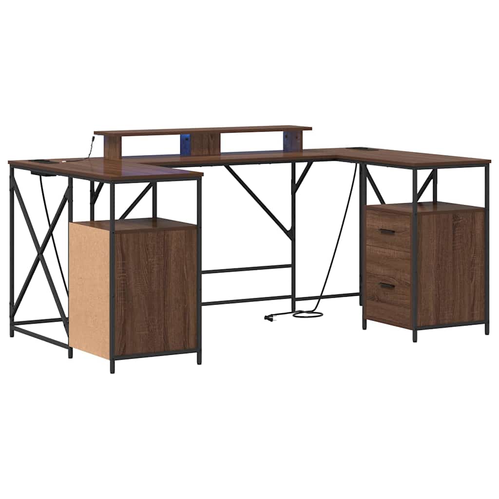 Stol Smeđi hrast 182 x 101 x 87,5 cm Konstruirano drvo