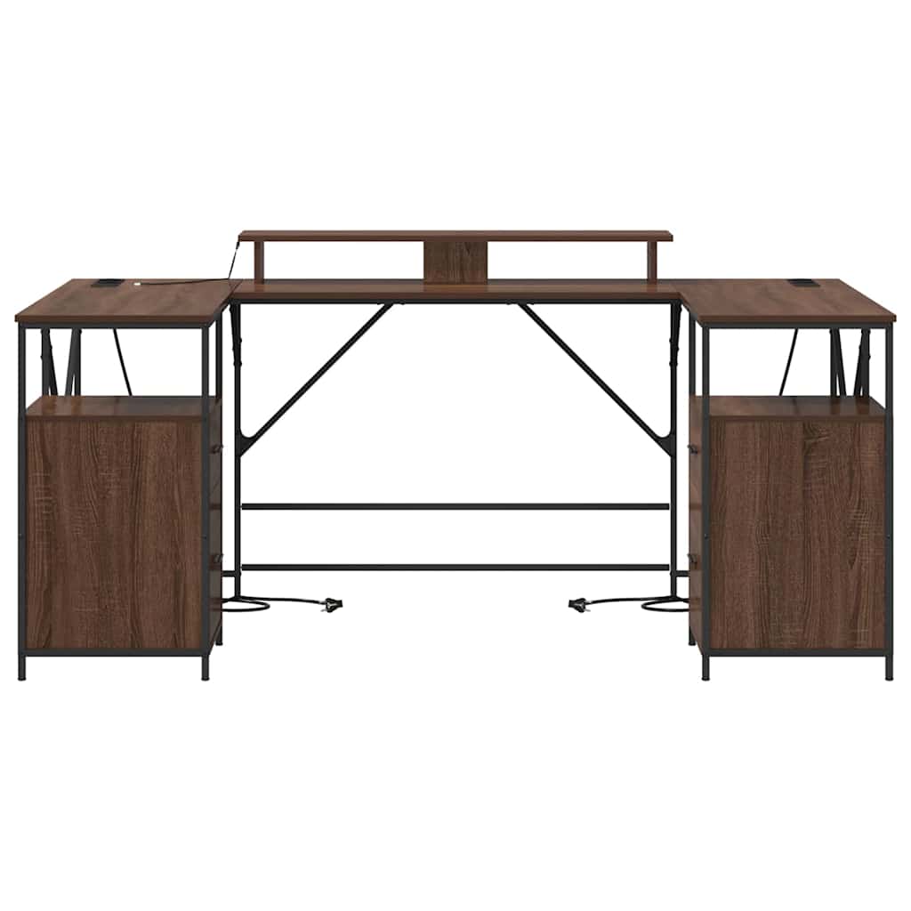 Stol Smeđi hrast 182 x 101 x 87,5 cm Konstruirano drvo