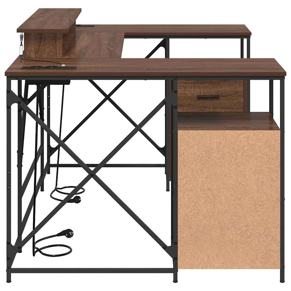Stol Smeđi hrast 182 x 101 x 87,5 cm Konstruirano drvo