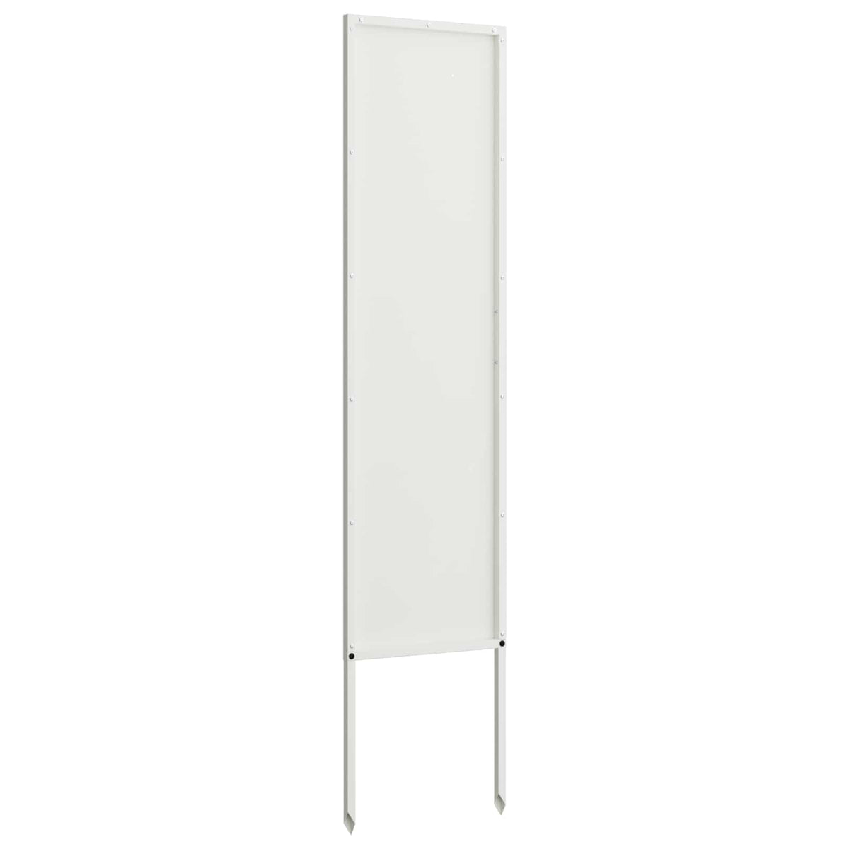Privatnost u vrtu Bijelo 32 x 140 cm Hladno valjana čelična