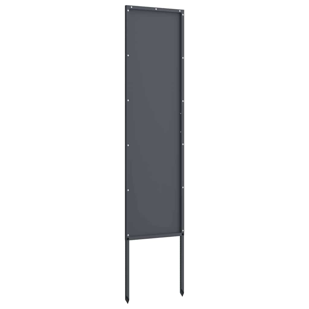 Privatnost u vrtu Antracit 32 x 140 cm Hladno valjana čelična